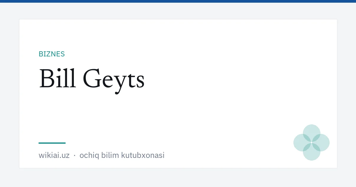 Bill Geyts