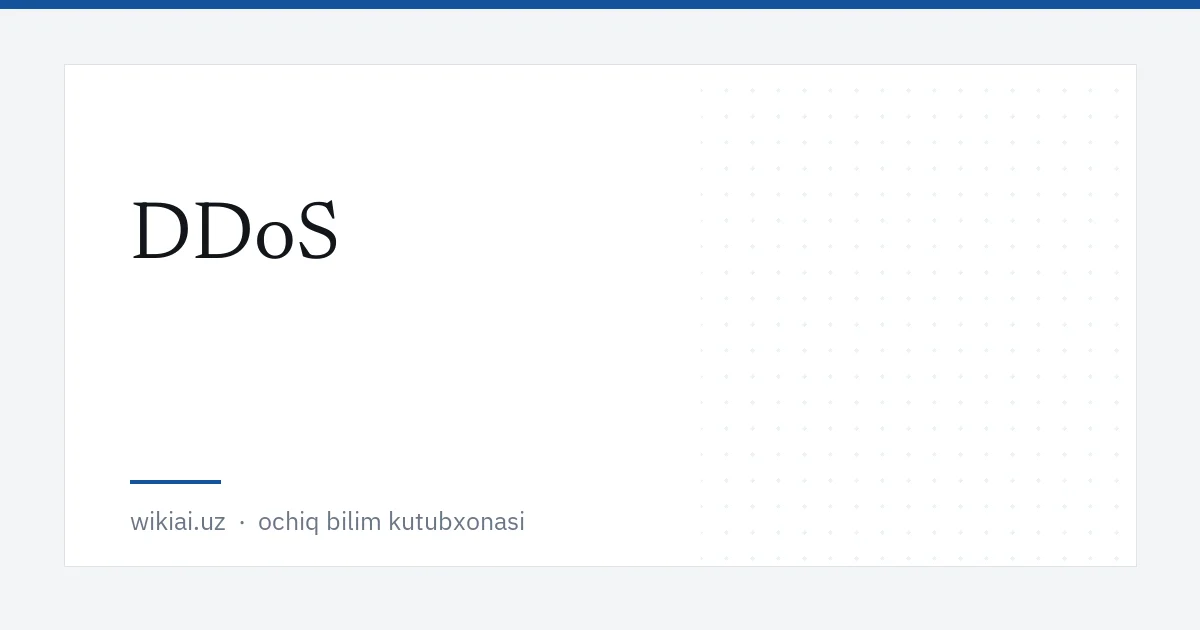 DDoS