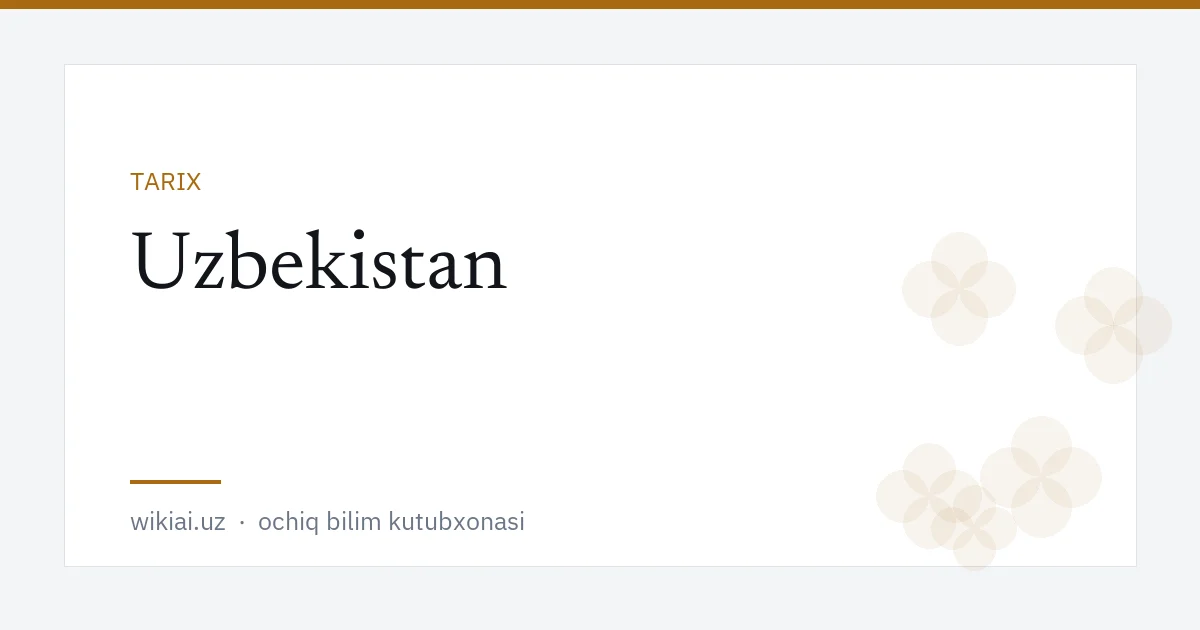 Uzbekistan