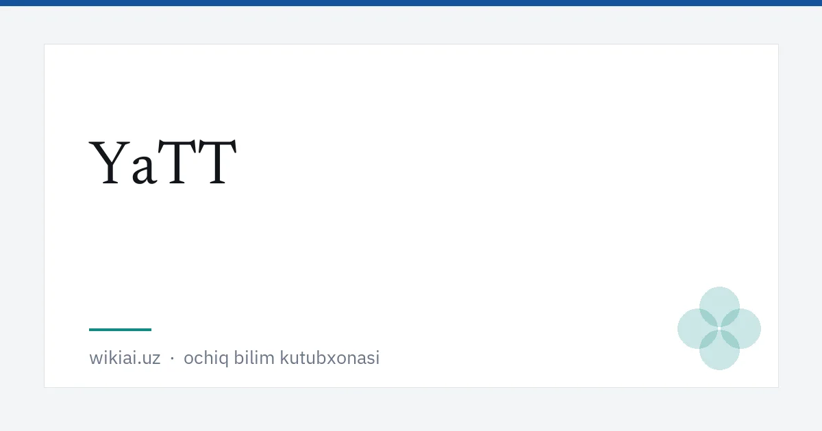YaTT