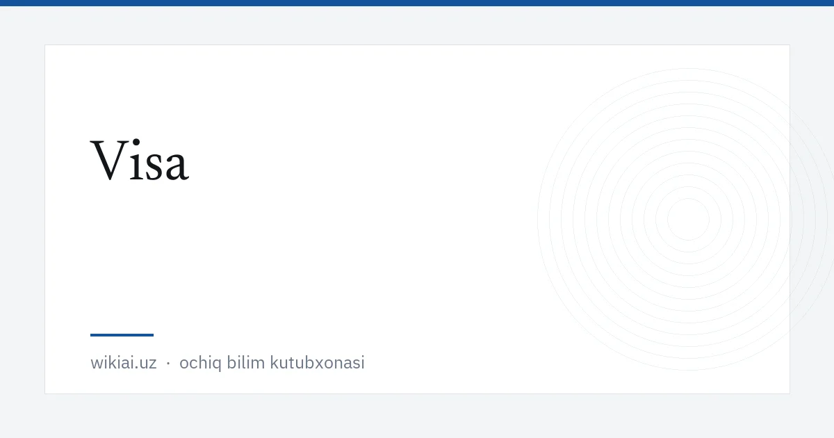 Visa
