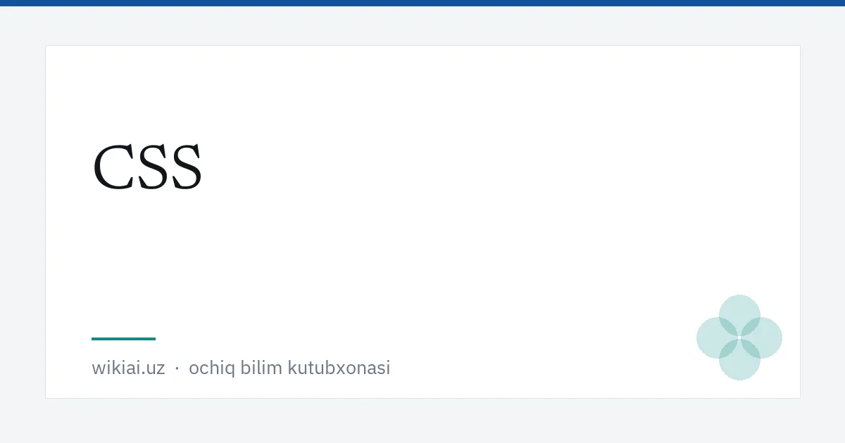 CSS