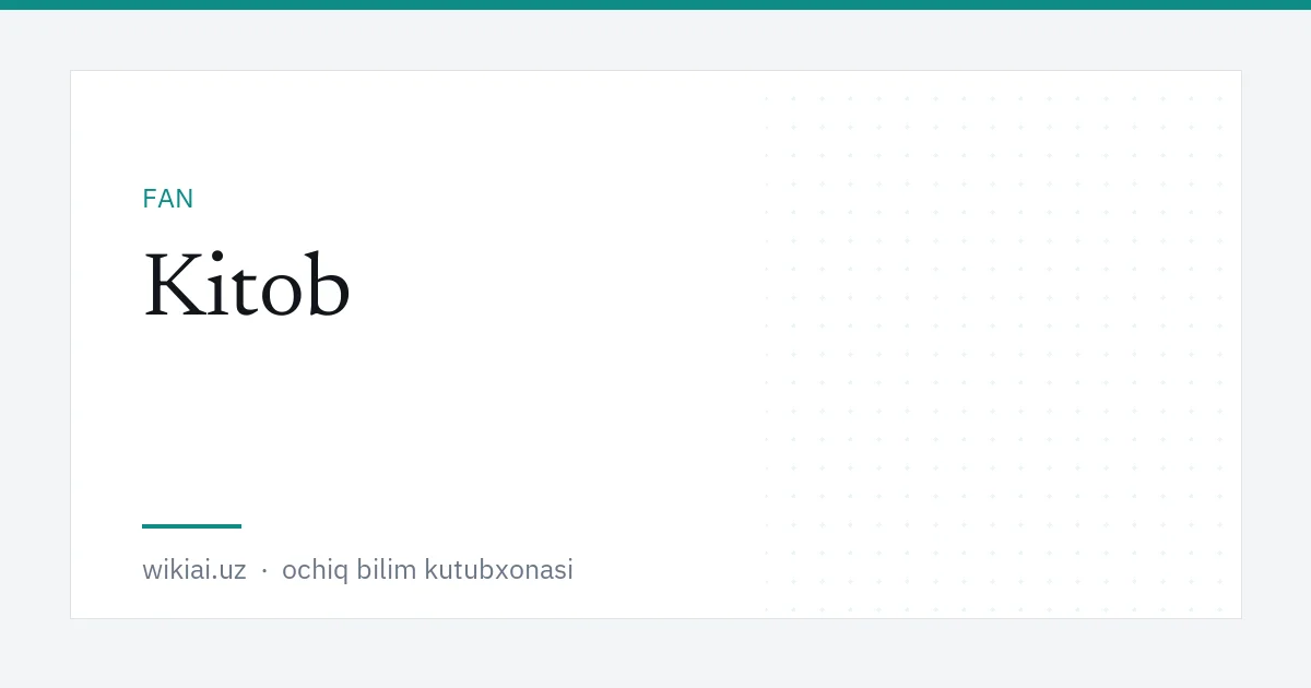 Kitob
