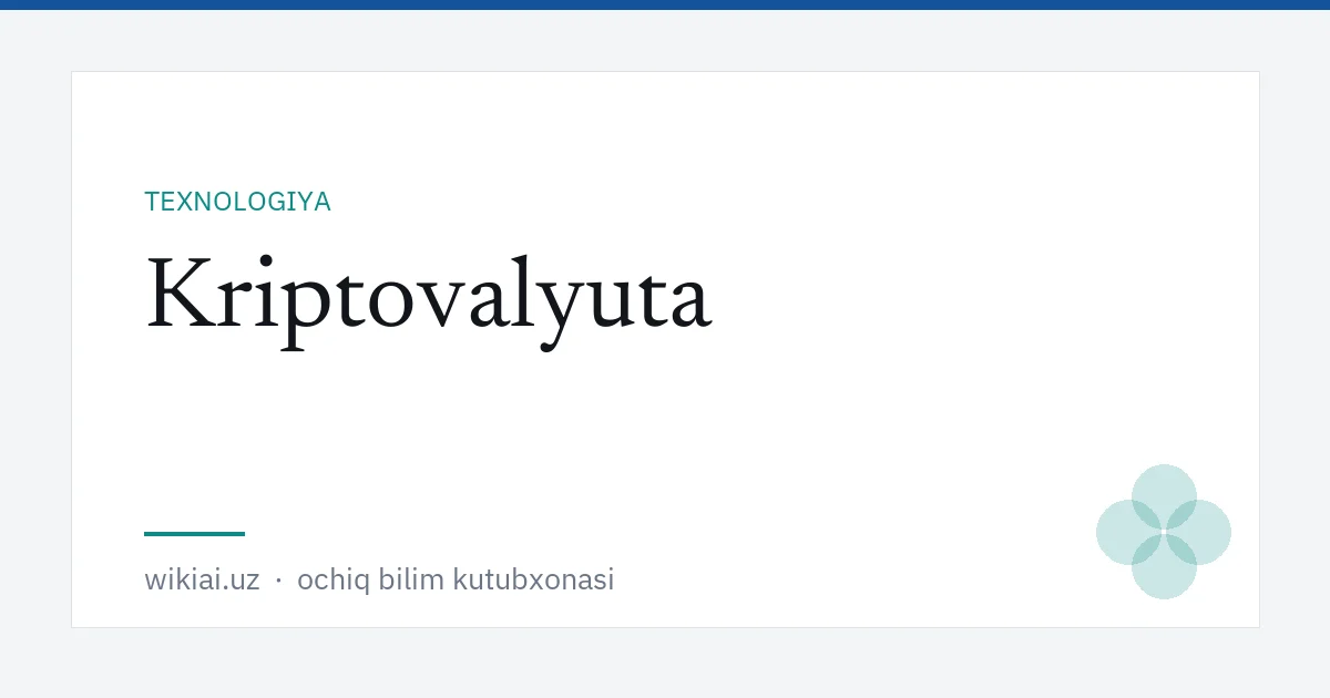 Kriptovalyuta