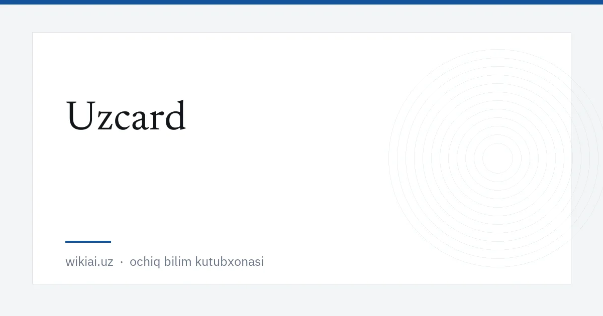 Uzcard