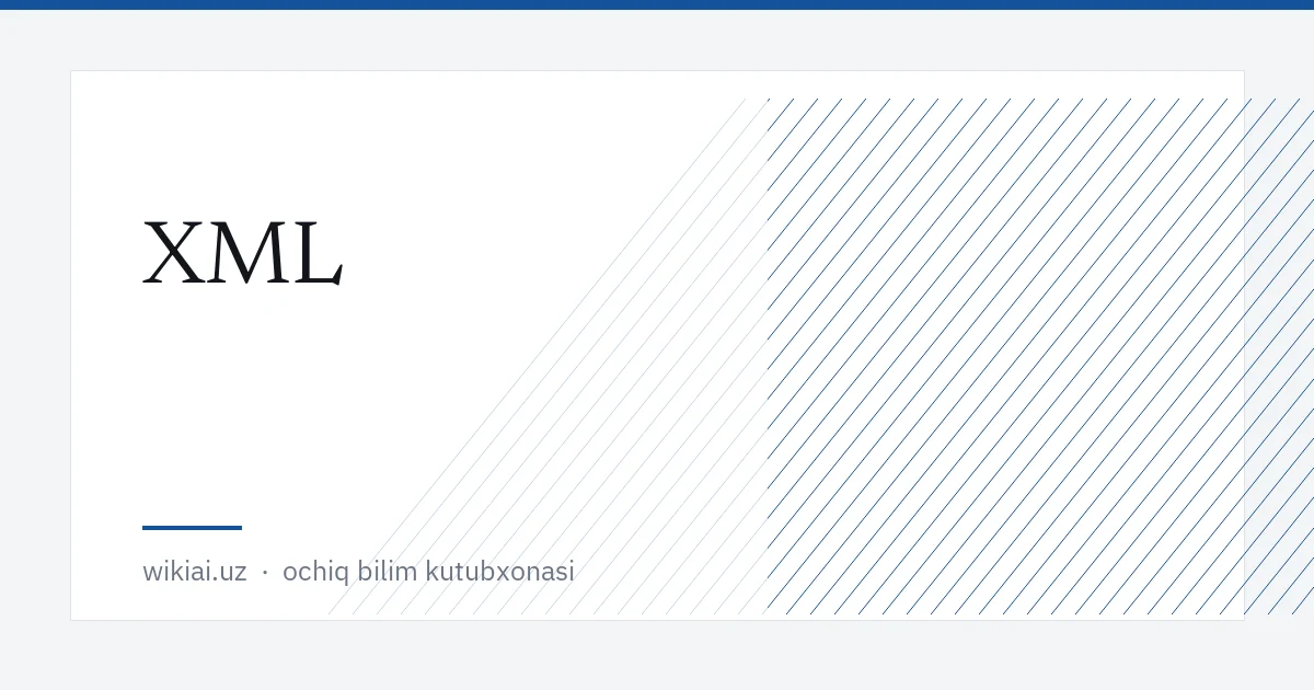 XML