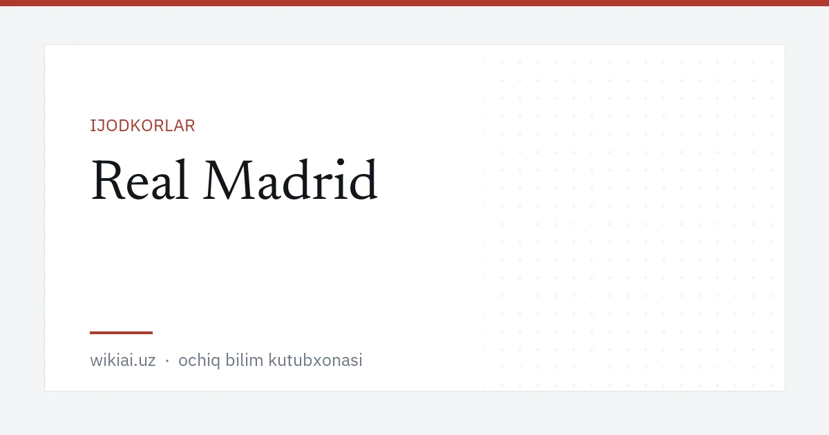 Real Madrid