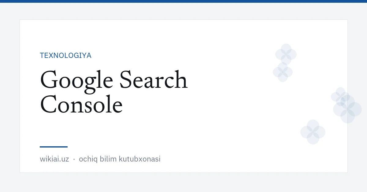 Google Search Console