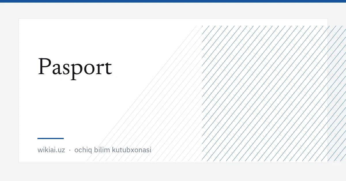 Pasport