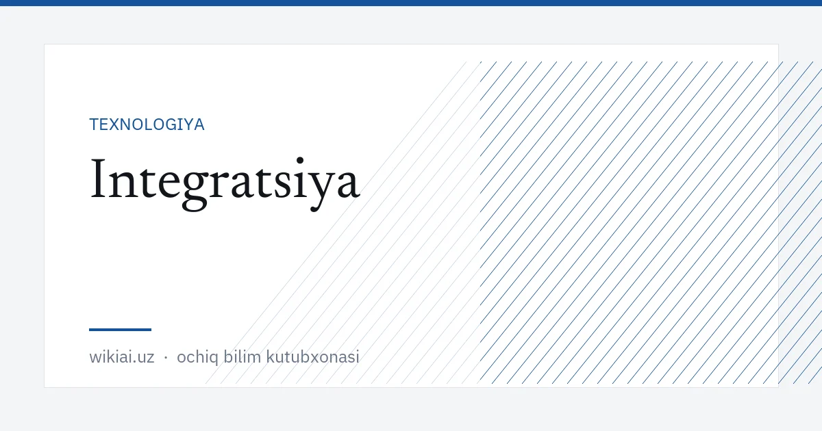 Integratsiya