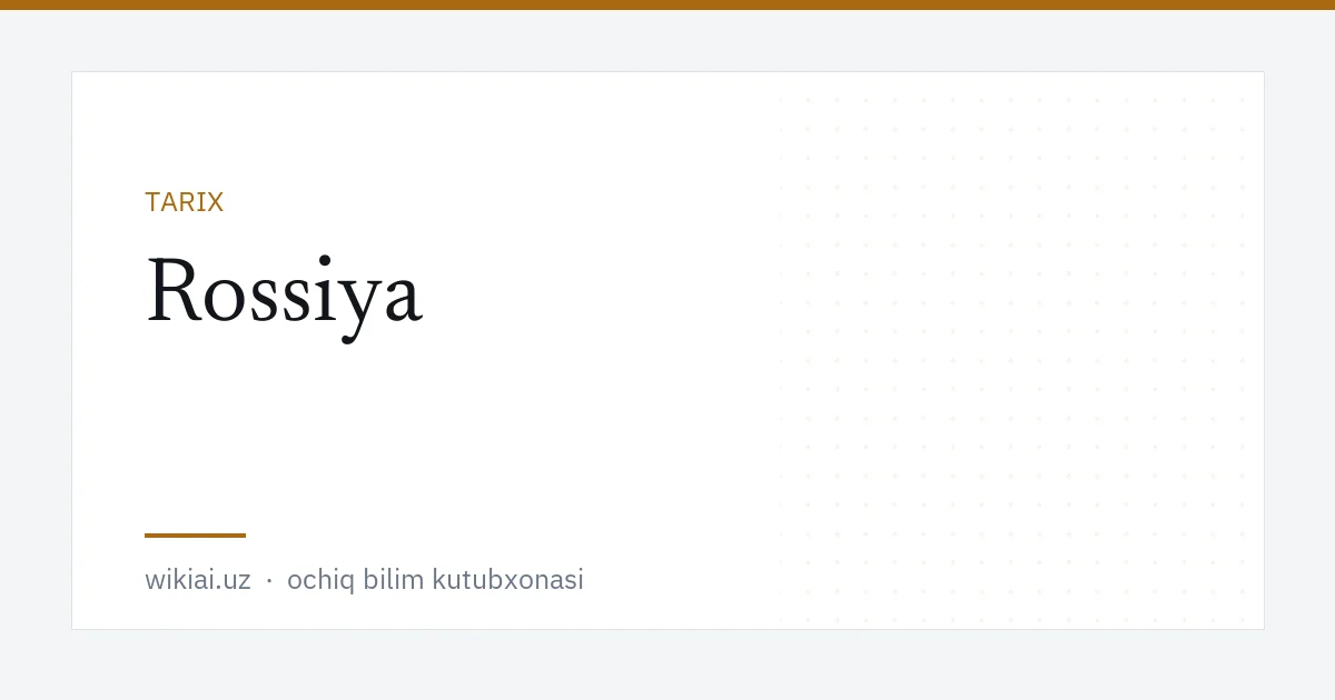 Rossiya