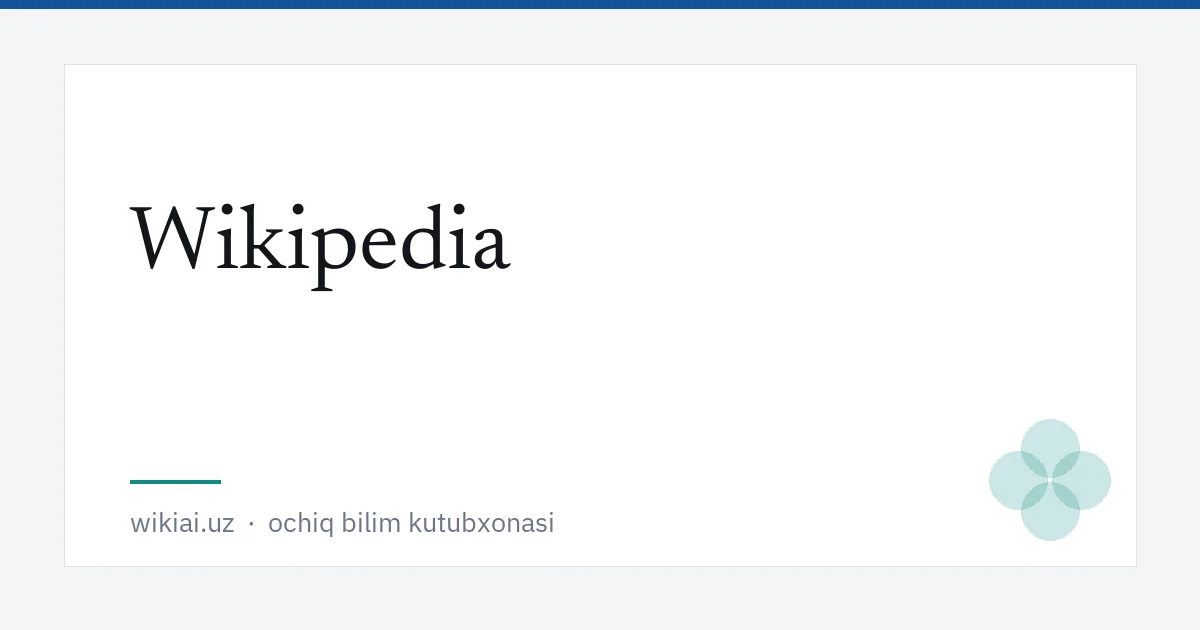 Wikipedia