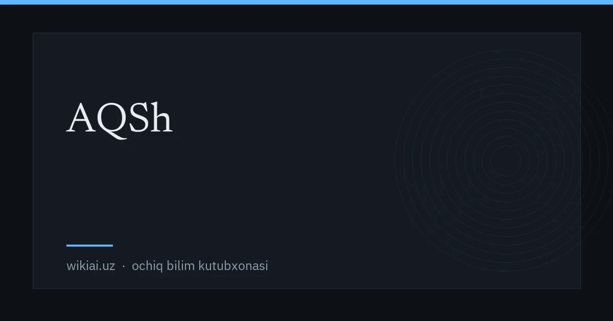 AQSh